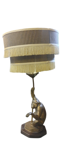 Max Le Verrier Inspired Iron Monkey Table Lamp