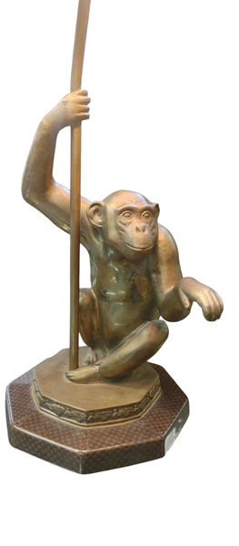 Max Le Verrier Inspired Iron Monkey Table Lamp