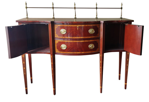 Vintage Councill Craftsmen Federal Style Flame Mahogany Sideboard Server Buffet