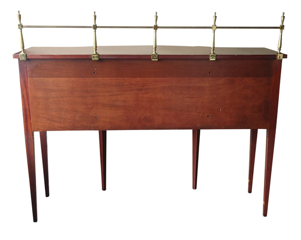 Vintage Councill Craftsmen Federal Style Flame Mahogany Sideboard Server Buffet