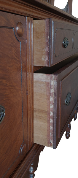 Antique Jacobean Revival Sideboard Buffet