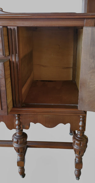 Antique Jacobean Revival Sideboard Buffet