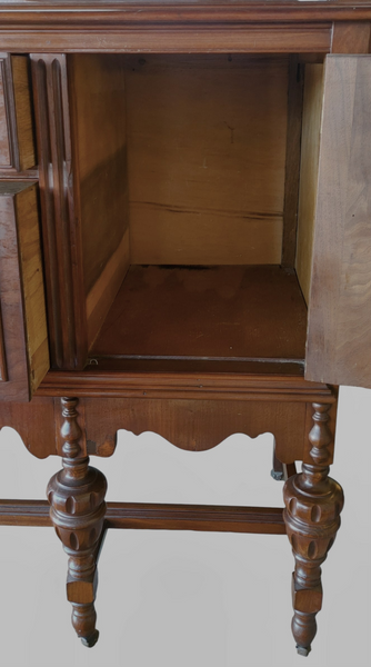 Antique Jacobean Revival Sideboard Buffet
