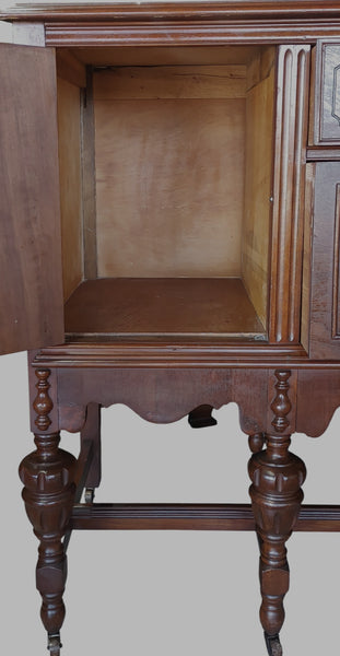 Antique Jacobean Revival Sideboard Buffet