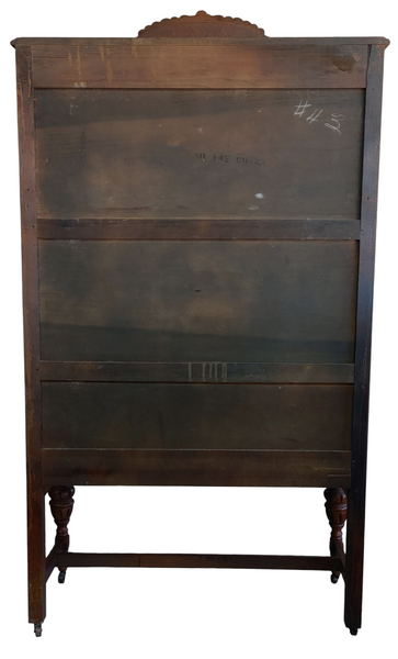 Antique Jacobean Revival  China Cabinet