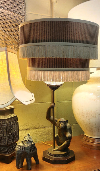 Max Le Verrier Inspired Iron Monkey Table Lamp