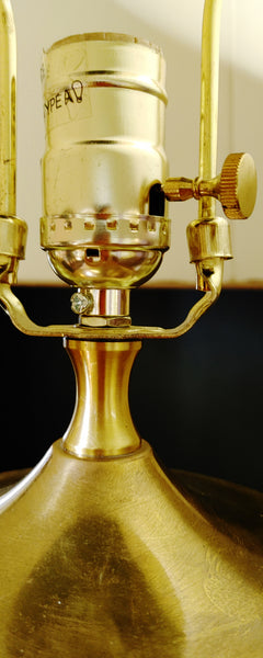 Urn Lamp Asian Designer White Gold