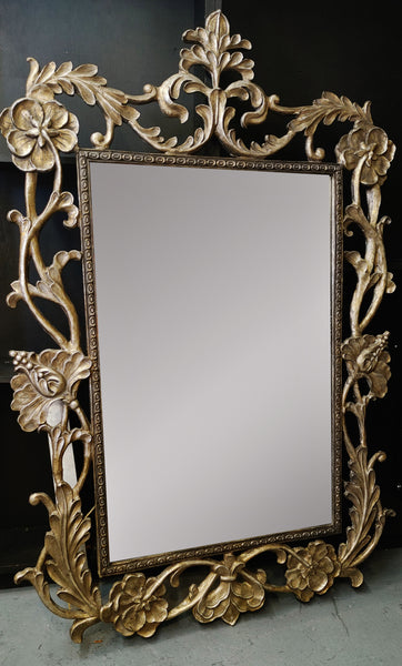 Ornate French Style Floor Mirror