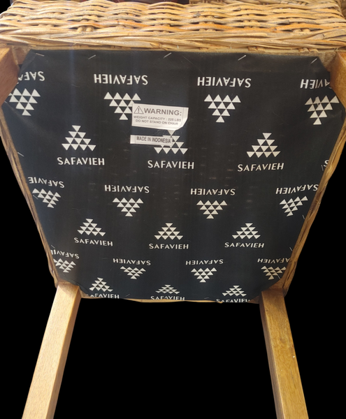 Safavieh Woven Rattan Parson Style Side Chairs - Set of 4