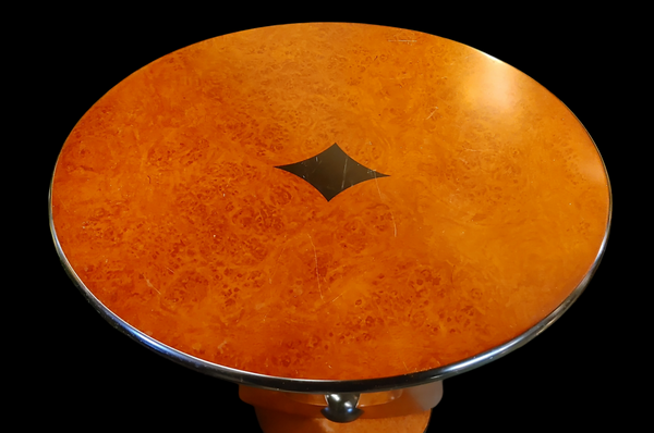 Bombay Company Biedermeier Lyre Style Accent Table Pedestal