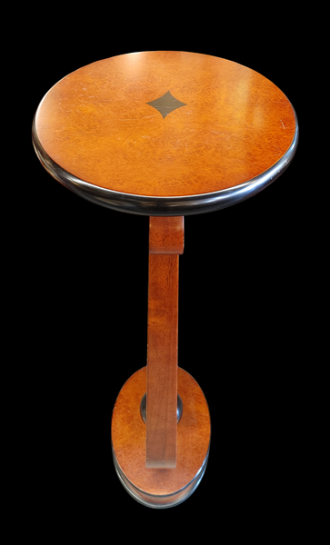 Bombay Company Biedermeier Lyre Style Accent Table Pedestal