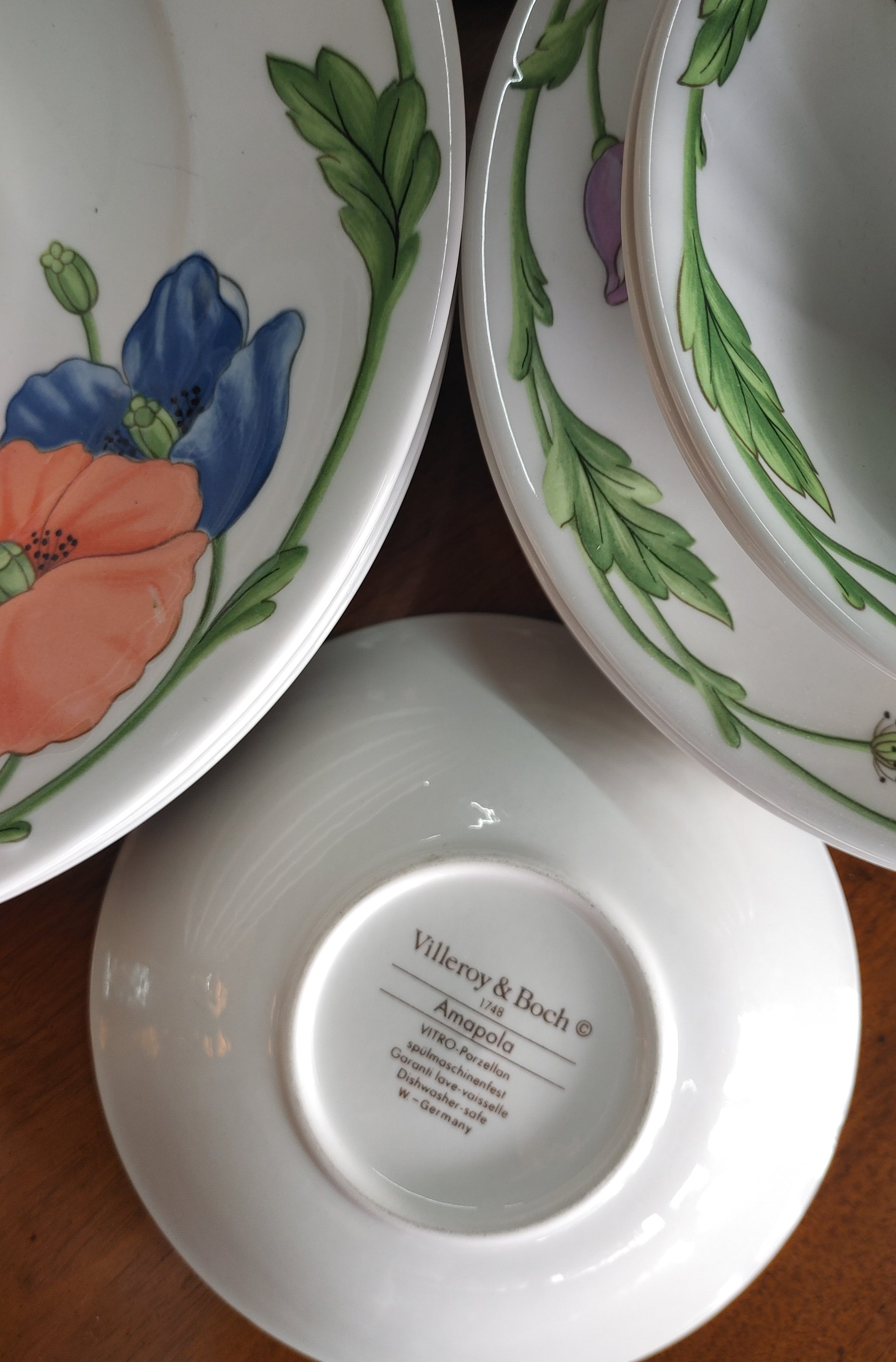 Amapola by Villeroy & Boch Botanical Floral Dinnerware Service for