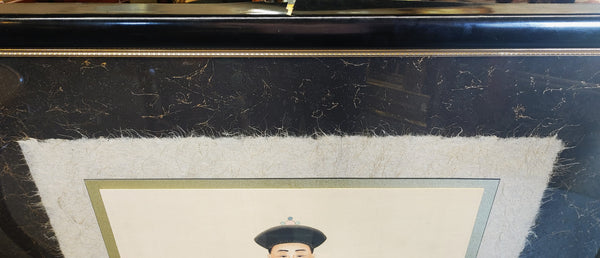 Large Framed Chinese Ancestral Portrait 47"