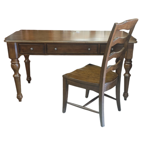 NEW Kincaid Furniture Corso Solid Alder Wood Desk and Chair