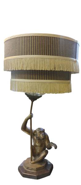 Max Le Verrier Inspired Iron Monkey Table Lamp