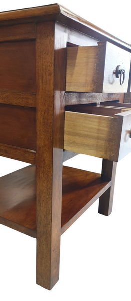 Pair Modern Shaker Style Side Tables Bedside Tables Nightstands