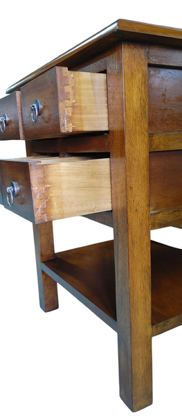 Pair Modern Shaker Style Side Tables Bedside Tables Nightstands