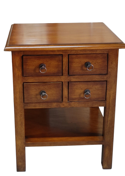 Pair Modern Shaker Style Side Tables Bedside Tables Nightstands