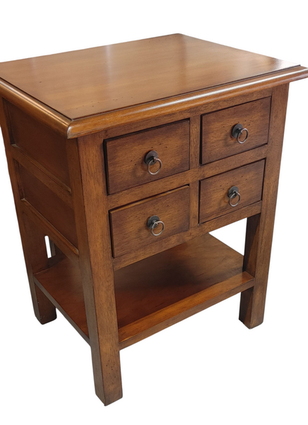 Pair Modern Shaker Style Side Tables Bedside Tables Nightstands