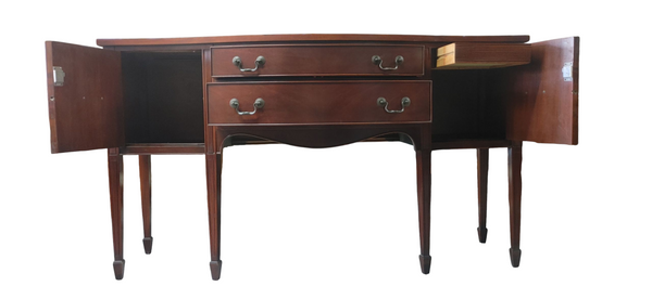 Vintage Mahogany Federal Style Sideboard 66"
