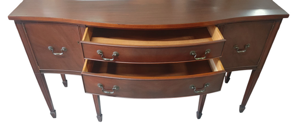Vintage Mahogany Federal Style Sideboard 66"