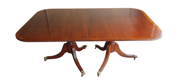 Mahogany Chippendale Style Dining Table and Chairs