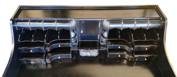 Black Escritoire Secretary Desk