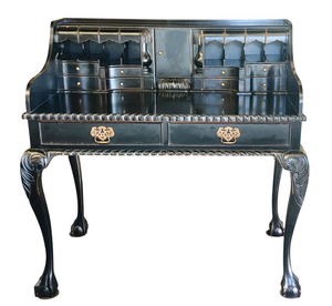 Black Escritoire Secretary Desk