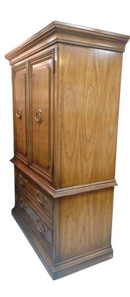 White of Mebane Walnut Italian Provincial Wardrobe Chest 20th Century