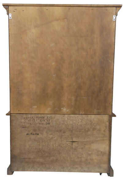 White of Mebane Walnut Italian Provincial Wardrobe Chest 20th Century