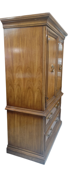 White of Mebane Walnut Italian Provincial Wardrobe Chest 20th Century