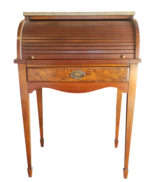 Sheraton Style Petite Ladies Roll Top Desk