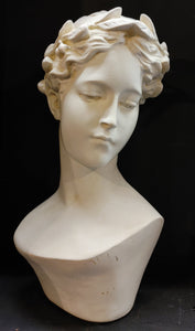 Classical Style Roman Grecian Bust of a Woman