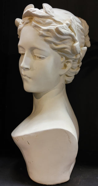 Classical Style Roman Grecian Bust of a Woman