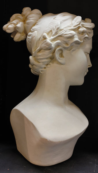 Classical Style Roman Grecian Bust of a Woman