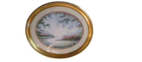 Oval Framed Print
