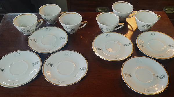 "Winterling" Bavaria Germany 15-pc Demitasse Coffee Espresso Tea Set