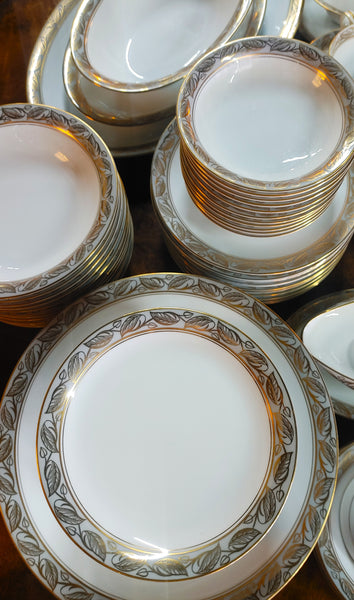 Greta by Noritake Dinnerware China 1950s Japan Service for 11 -  88 pcs