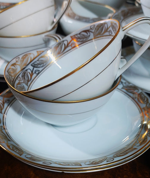 Greta by Noritake Dinnerware China 1950s Japan Service for 11 -  88 pcs