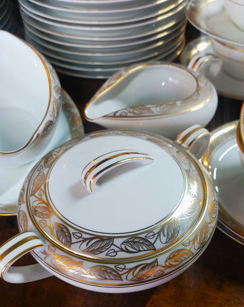 Greta by Noritake Dinnerware China 1950s Japan Service for 11 -  88 pcs