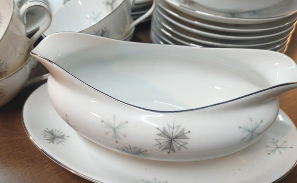 Mid Century Atomic Starburst Tableware Sone Japan 55 pcs