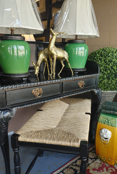 New Handcrafted Green Asian Ginger Jar Crackle Finish Table Lamp | Two Available | Sold Separately