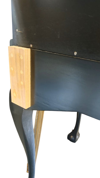 Black Escritoire Secretary Desk