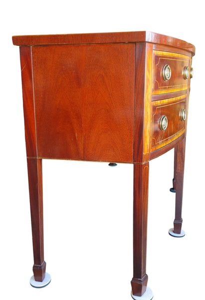 Baker Historic Charleston Federal Style Banded Mahogany Sideboard