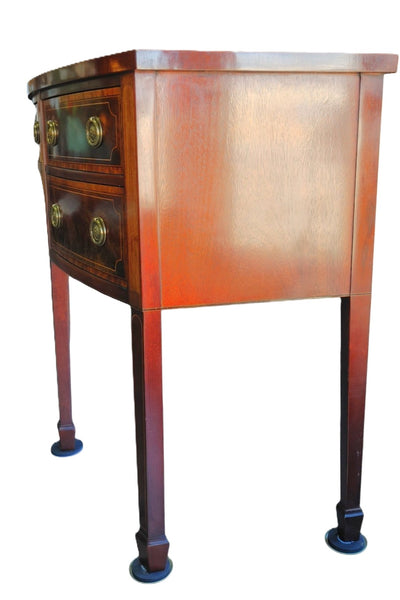 Baker Historic Charleston Federal Style Banded Mahogany Sideboard