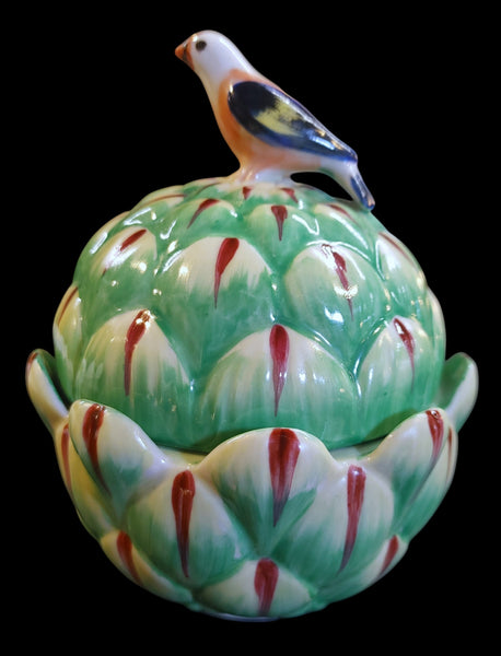 Mottahedeh Artichoke Lidded Trinket Box