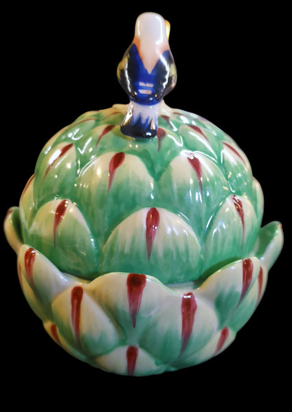 Mottahedeh Artichoke Lidded Trinket Box