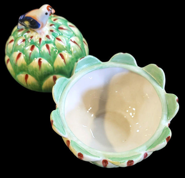 Mottahedeh Artichoke Lidded Trinket Box