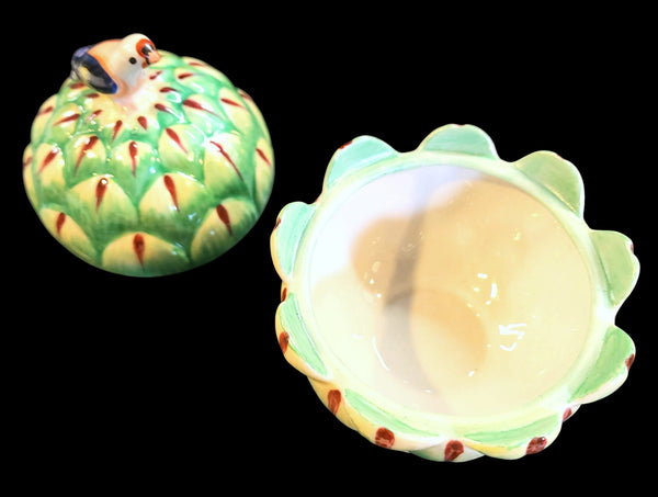 Mottahedeh Artichoke Lidded Trinket Box
