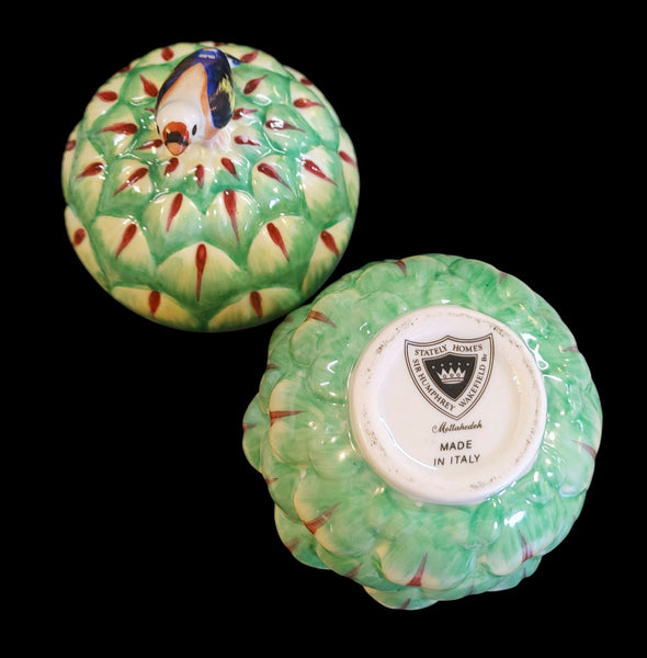Mottahedeh Artichoke Lidded Trinket Box